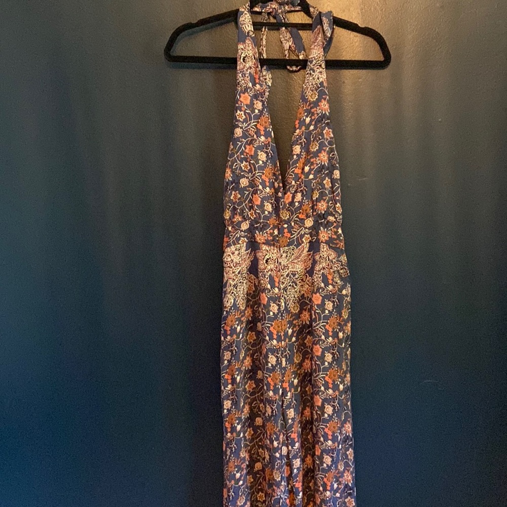 Boho halter jumpsuit
